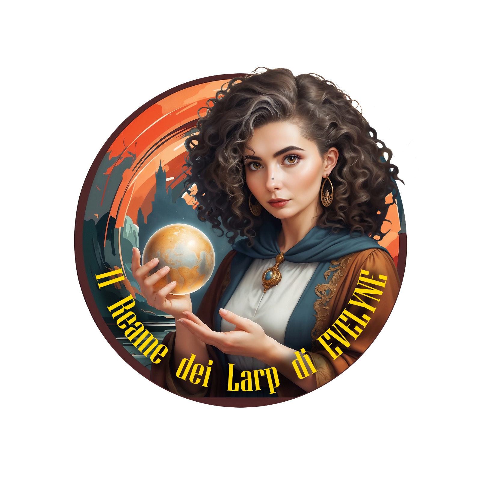 Logo di Il reame dei larp di Evelyne